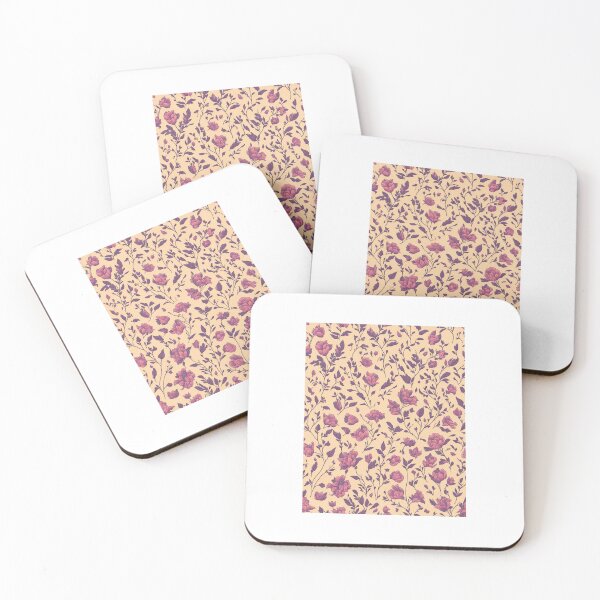 Item preview, Minimalist Pink Flower Pattern designed and sold by Tatu's Brand.