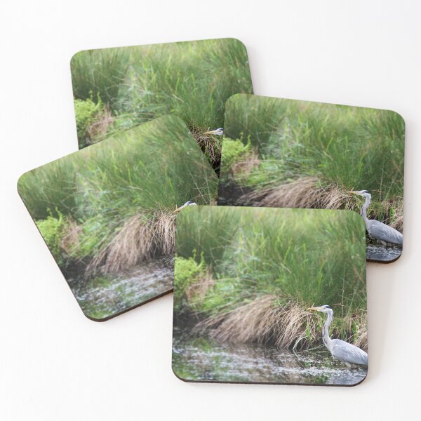 Item preview, The Heron waits in the shallows designed and sold by Matthew Mason.