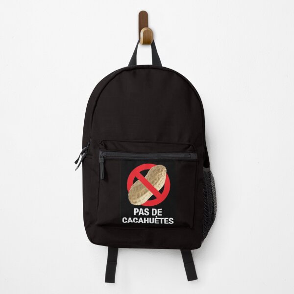 Item preview, French: "Pas de cacahuètes - English: No Peanuts" designed and sold by WhiteShirtGuy.