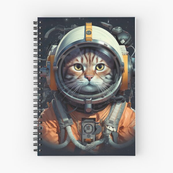Item preview, Portrait of a cat astronaut designed and sold by miss-keysmash.