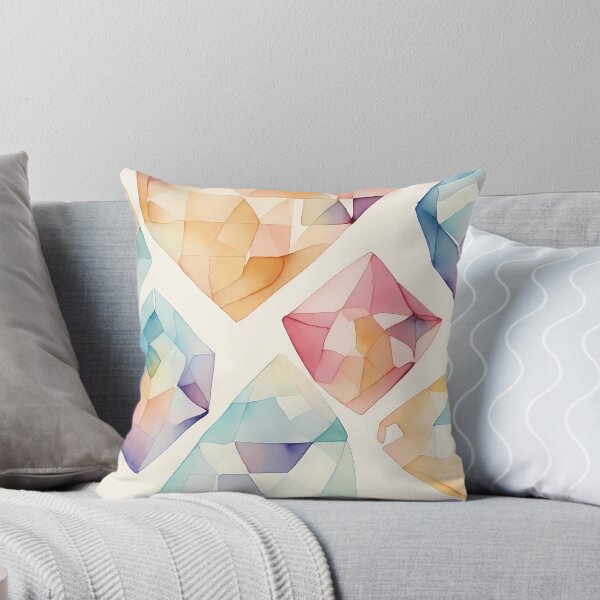Aperçu de l'œuvre Aquarelle géométrique créée et vendue par PatternLounge.