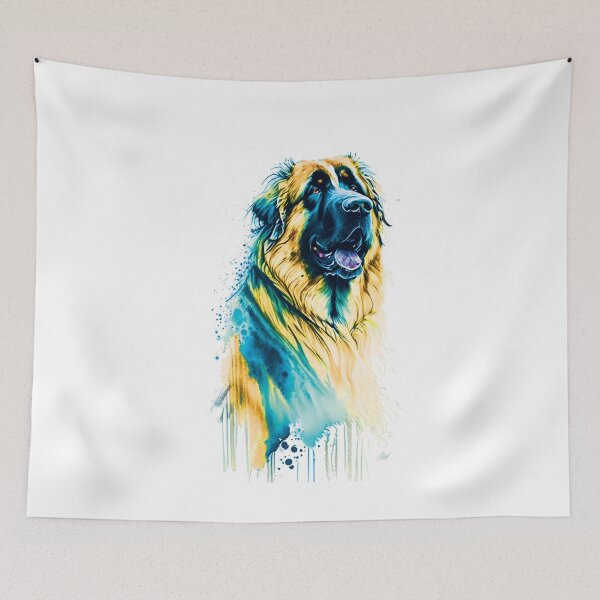 Item preview, watercolor dogs leonberg designed and sold by NewStyle44.