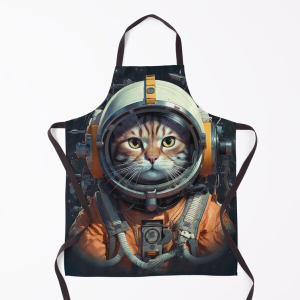 Item preview, Portrait of a cat astronaut designed and sold by miss-keysmash.