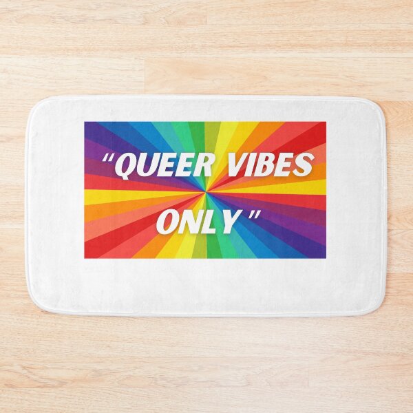Item preview, Queer vibes only, LGBTQIA Pride designed and sold by ShopULove.
