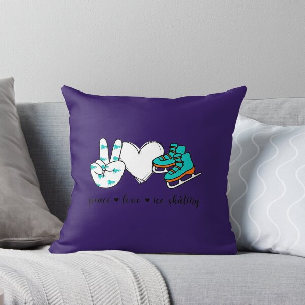 Item preview, Peace Love Ice Skating Peace Hand Sign Ice Skating Lover 	 	 designed and sold by vtsuurapw1.