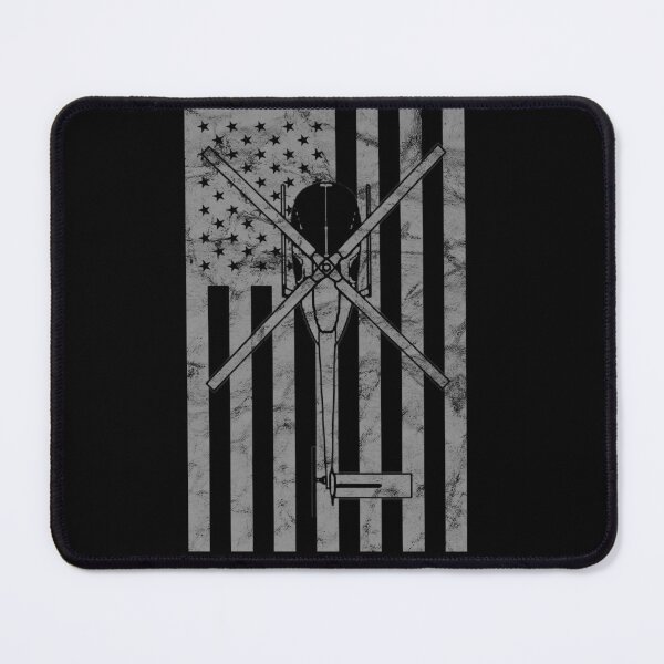 Item preview, OH-6 Cayuse Military Helicopter Pilot Vintage Flag Design designed and sold by RealPilotDesign.