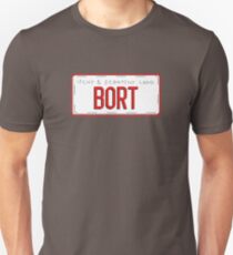 Bort License Plate Unisex T-Shirt