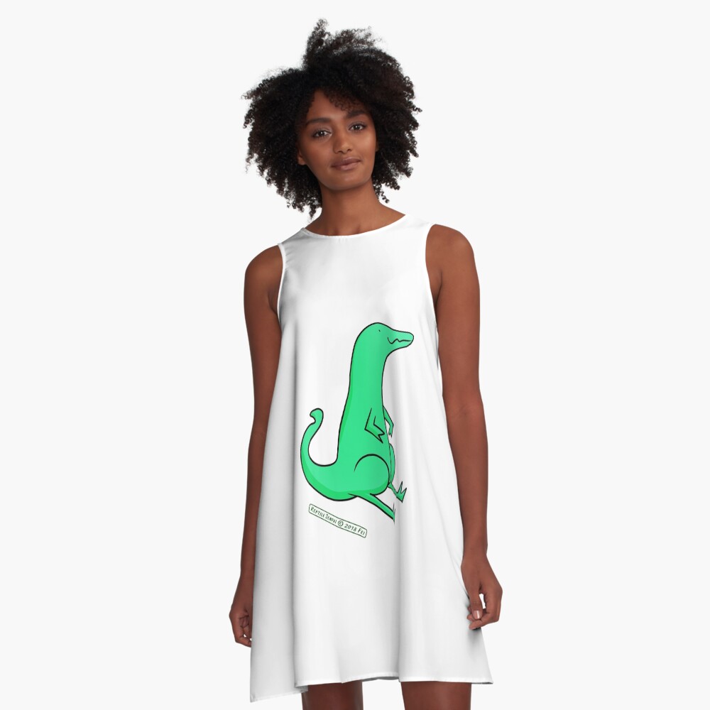 Item preview, A-Line Dress designed and sold by reptilesenpai.