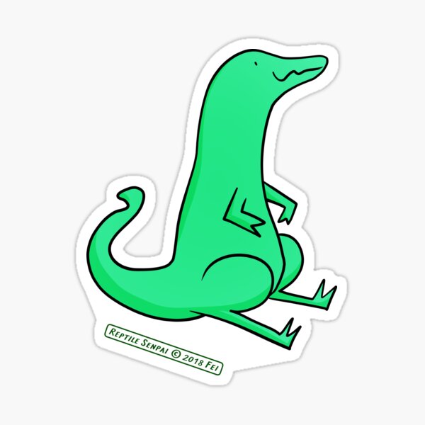 Reptile Senpai S03E06 Sticker