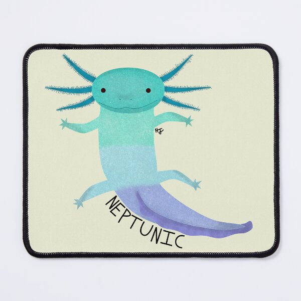 Item preview, Neptunic Pride Flag Axolotl designed and sold by HopelessHazard.