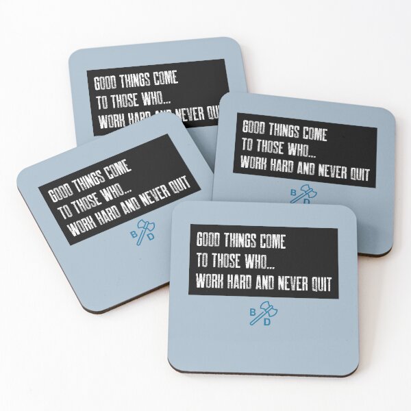 Item preview, Good Things Come to Those Who Never Quit designed and sold by Battle-Dad-Tees.