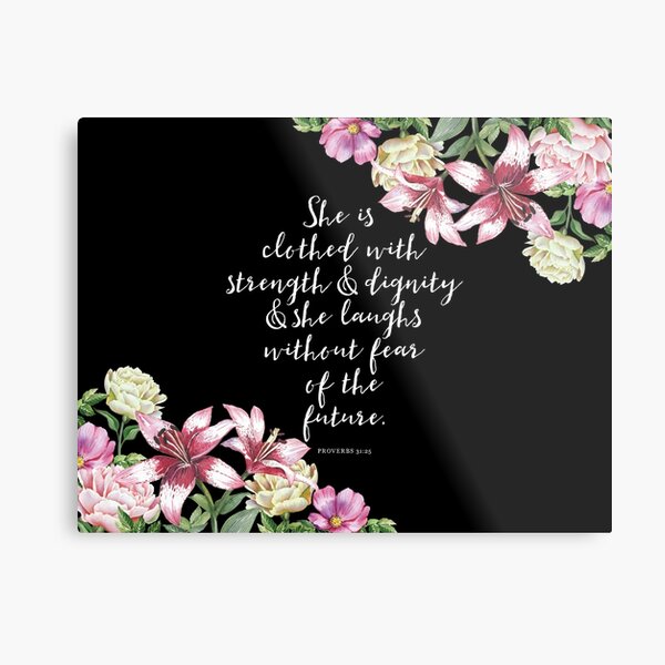 Christian Proverbs  Metal Print