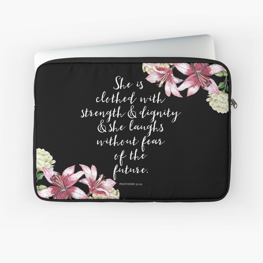 Christian Proverbs Laptop Sleeve