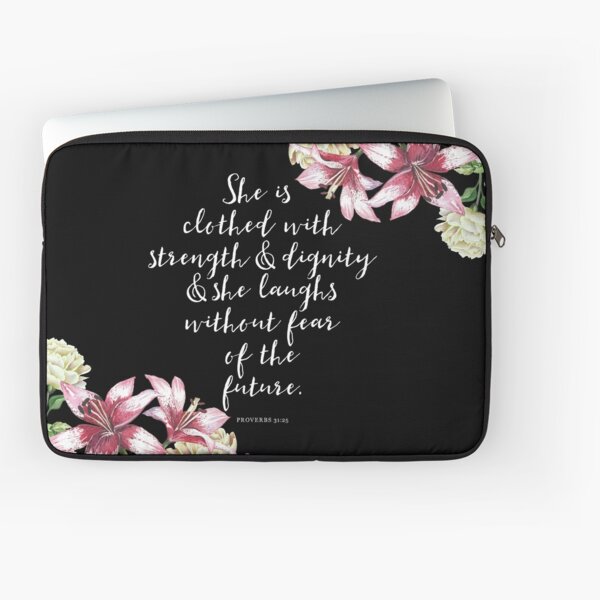 Christian Proverbs Laptop Sleeve