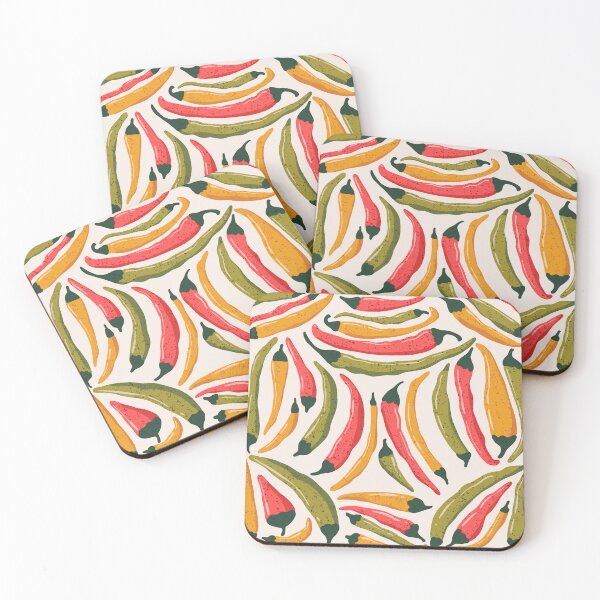 Item preview, Farm Fresh Peppers" - A Colorful Collection of Chili, Jalapeno, and Banana Peppers for Farmer's Market Lovers designed and sold by maddydoodlesoup.