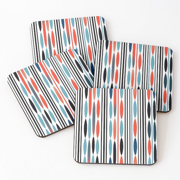 Item preview, A retro stripes pattern  designed and sold by TogetherDshop.