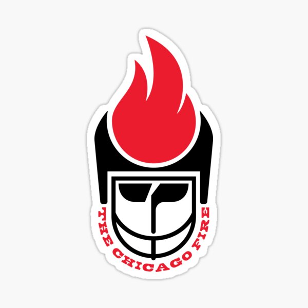 Wfl Chicago Fire Sticker For Sale By Cooneytoons Redbubble