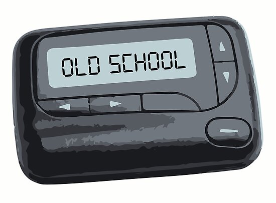 “Old School Pager” Poster by sickfitty | Redbubble
