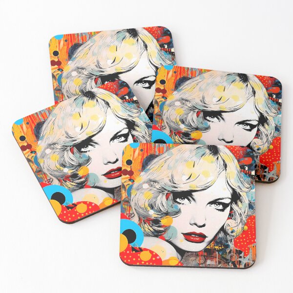 Item preview, Warhol or Lichtenstein style pop-art designed and sold by PINKSOUL1977.