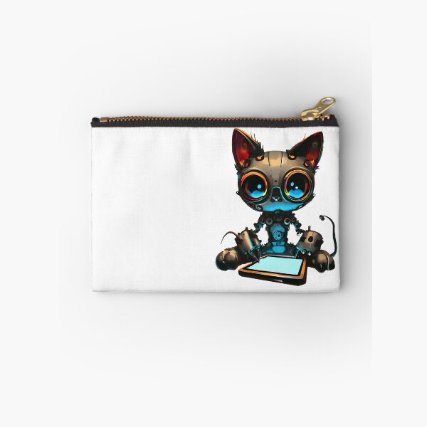 Item preview, Robo-Cat Playing On A Tablet! designed and sold by kukamatsu.