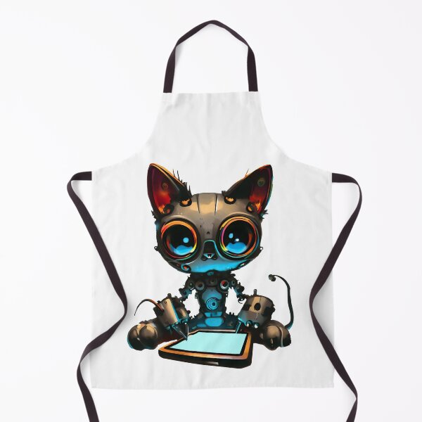 Item preview, Robo-Cat Playing On A Tablet! designed and sold by kukamatsu.