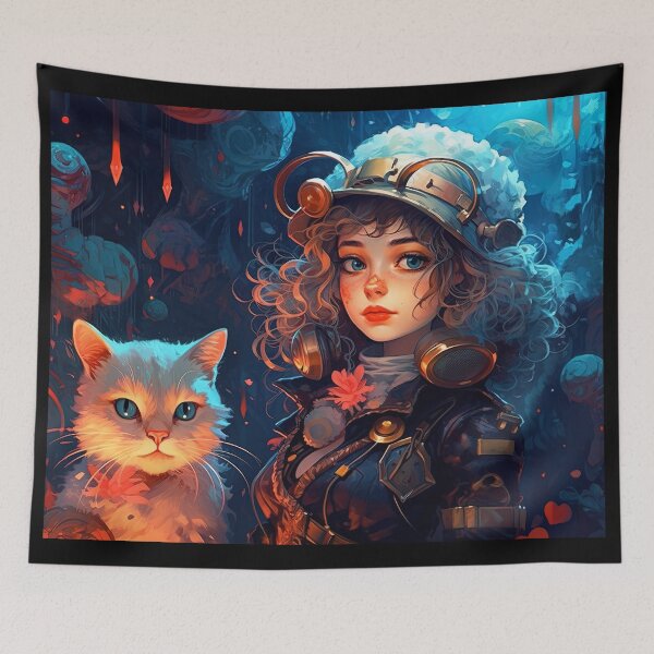 Item preview, Nekojin, Girl and her Cat #24 designed and sold by PhieoAlex.
