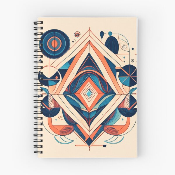 Item preview, geometric pattern, abstract, triangle, hexagon, circle, arrow, natural energy, mountain, river, sky, tree, development designed and sold by Gugurat.
