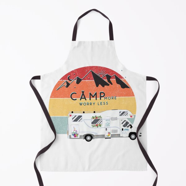 Item preview, Camp more worry less van life is better in flip flops designed and sold by NoWokeWear.