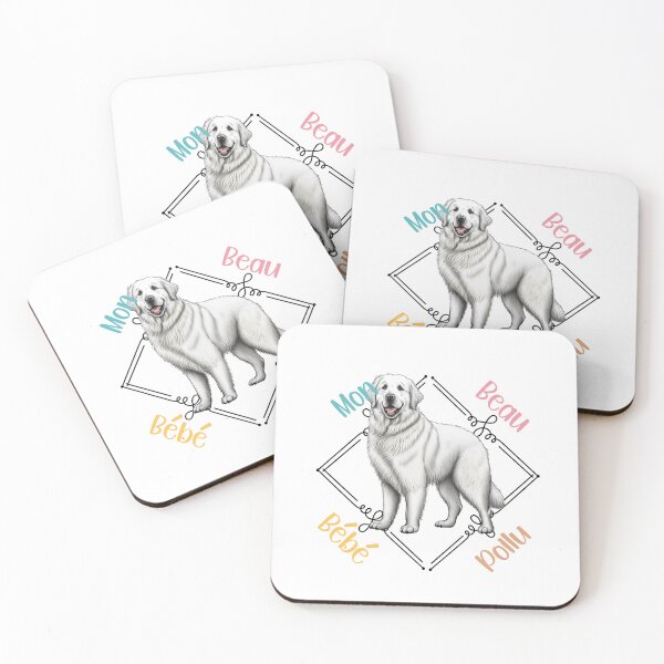 Item preview, Pyrenean Mountain Dog (Great Pyrenees), my beautiful furry baby for shepherd lovers, in French. designed and sold by isaweb.