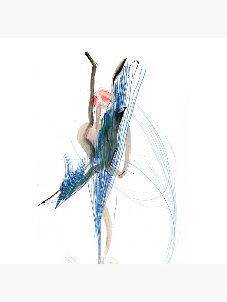Expressive Dance Drawing by CatarinaGarcia