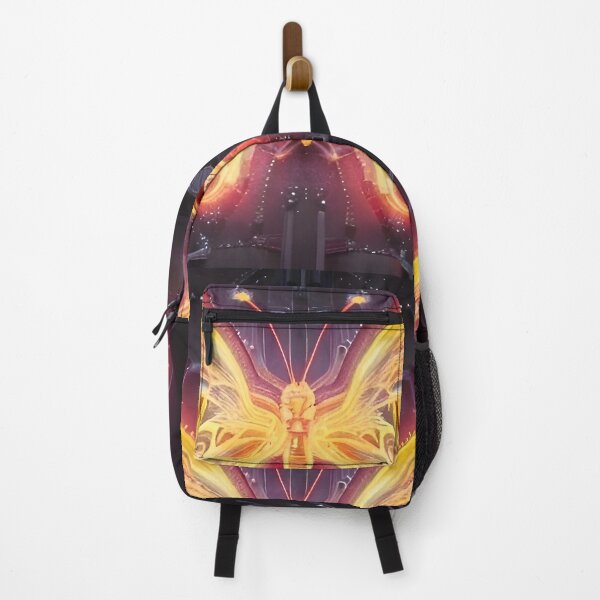 Item preview, Fire butterfly set against a black background designed and sold by Zolongano.