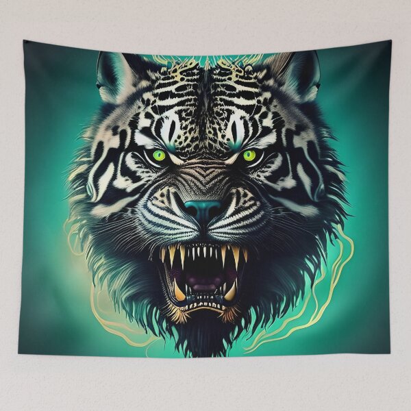 Item preview, Asian Tiger Art T Shirt designed and sold by artmanikin.