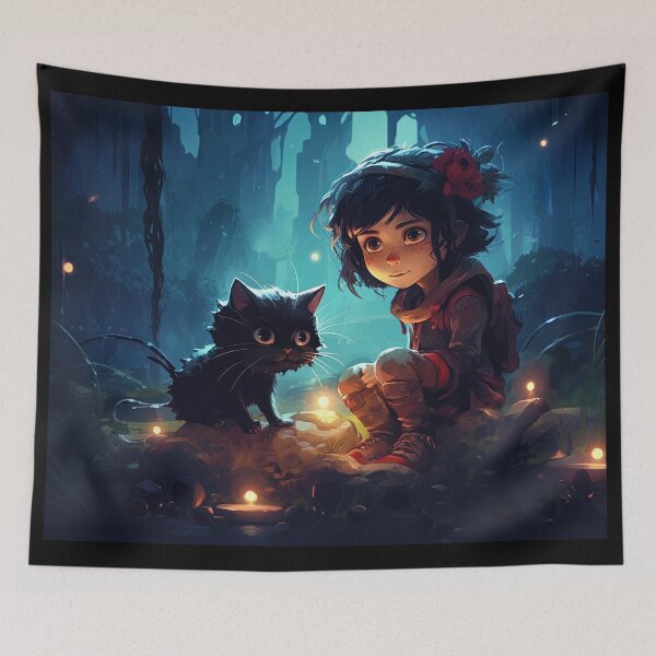 Item preview, Nekojin, Girl and her Cat #28 designed and sold by PhieoAlex.