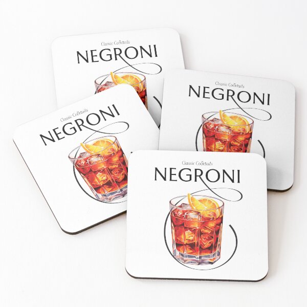 Item preview, Negroni Cocktail - Classic Cocktails  designed and sold by MajesticBeasts.