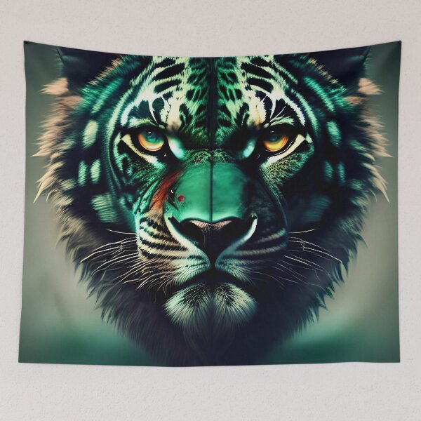 Item preview, Asian Style Tiger Art t shirt designed and sold by artmanikin.