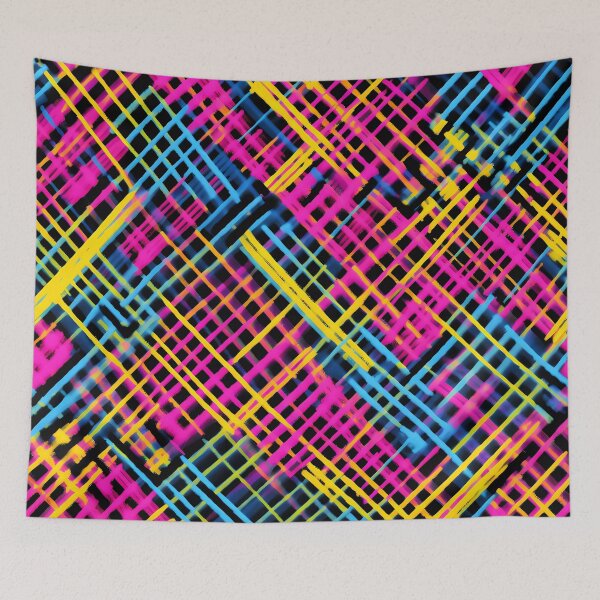 Item preview, Bright neon colour graphics design designed and sold by Nosy is Everything.