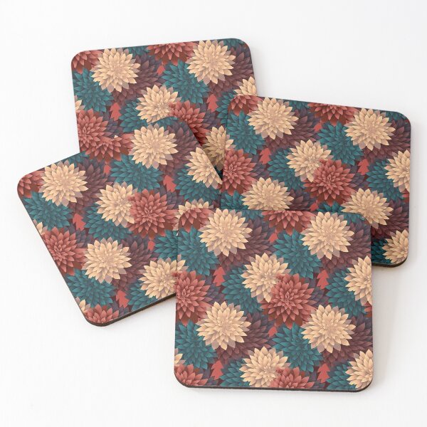 Item preview, Chrysanthemums Floral Pattern designed and sold by Sturdust.