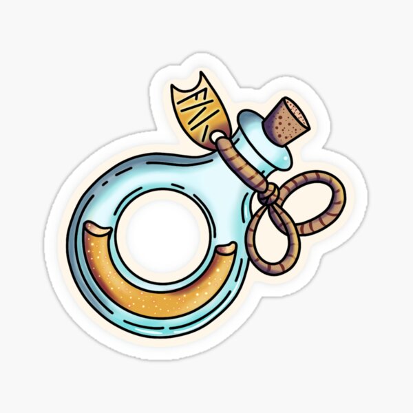 Yellow Potion Bottle Sticker