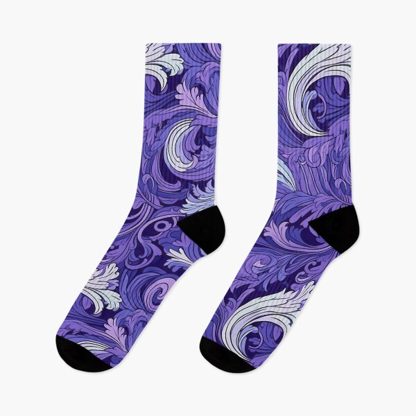 Item preview, Black & Violet Swirls designed and sold by Pedra Panda.
