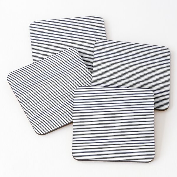 Item preview, Black and White Narrower Stripes designed and sold by SamJanner.