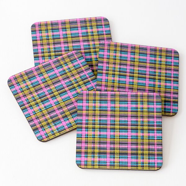 Item preview, Bright modern pink tartan design designed and sold by Nosy is Everything.
