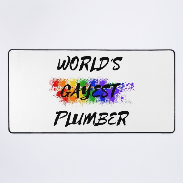 Item preview, World's Gayest Plumber designed and sold by LuckyKermit.