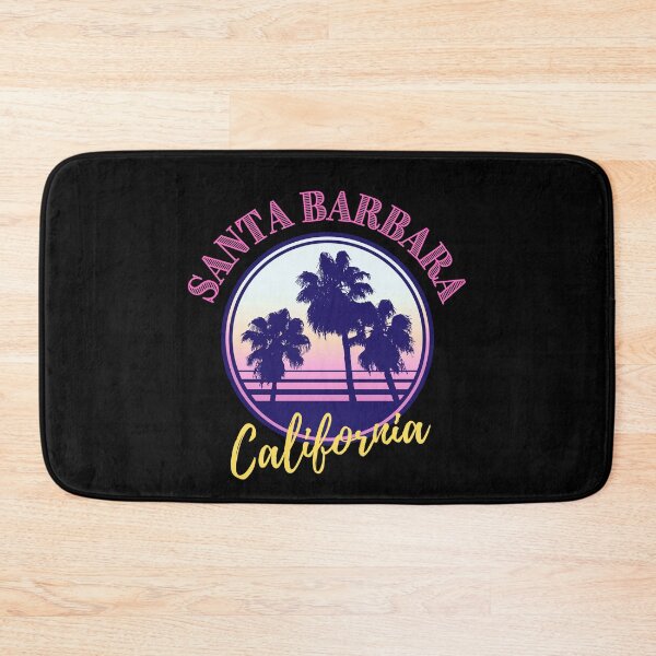 Item preview, Santa Barbara California - Retro Sunset and Palm Trees Design designed and sold by RektRepublic.