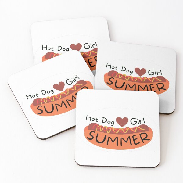 Item preview, Hot Dog Girl Summer Soft Text Design Chicago  designed and sold by ArtByCelestial.