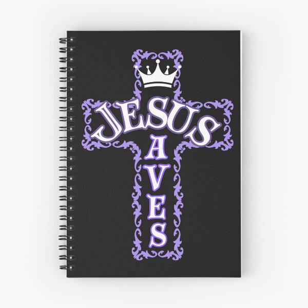 Item preview, Jesus Saves (purple) designed and sold by Tripp Art Studio.