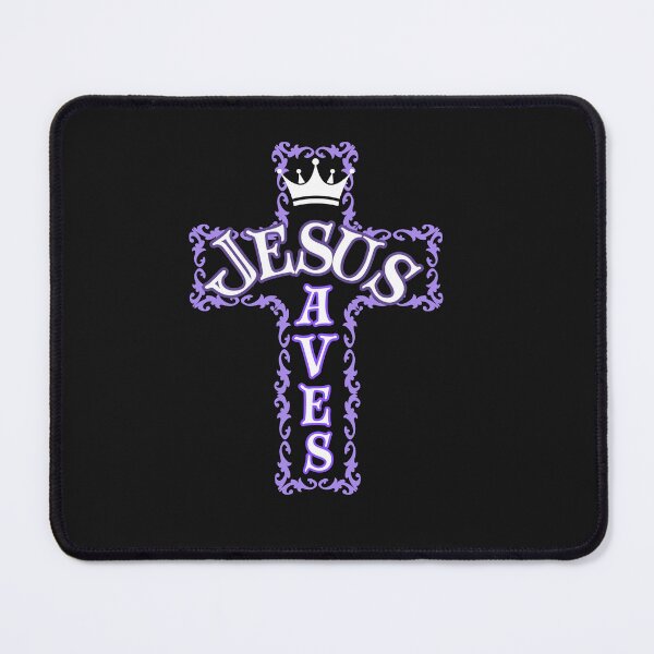 Item preview, Jesus Saves (purple) designed and sold by Tripp Art Studio.