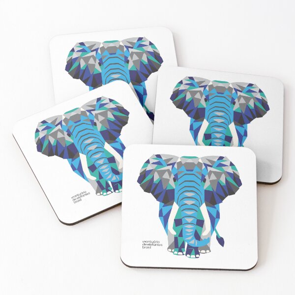 Item preview, African Elephant - Polygon designed and sold by ElefantesBrasil.