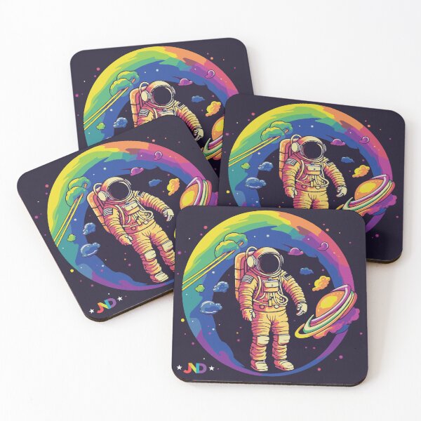 Item preview, Radiant Reverie: Astronaut's Pride Within the Cosmic Rainbow Sphere designed and sold by jooordaaan.