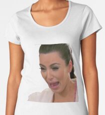 Kim Kardashian cry Women's Premium T-Shirt