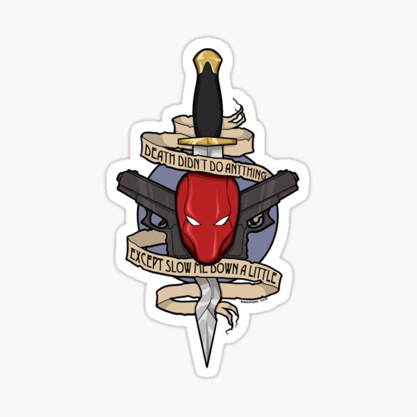 Vista previa del artículo con la obra «Red Hood - La muerte no hizo nada», diseñado y vendido por gaynorofelia.